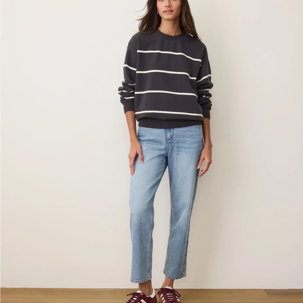 Marine Layer Cloud 9 Oversized Crewneck Sweatshirt Size L